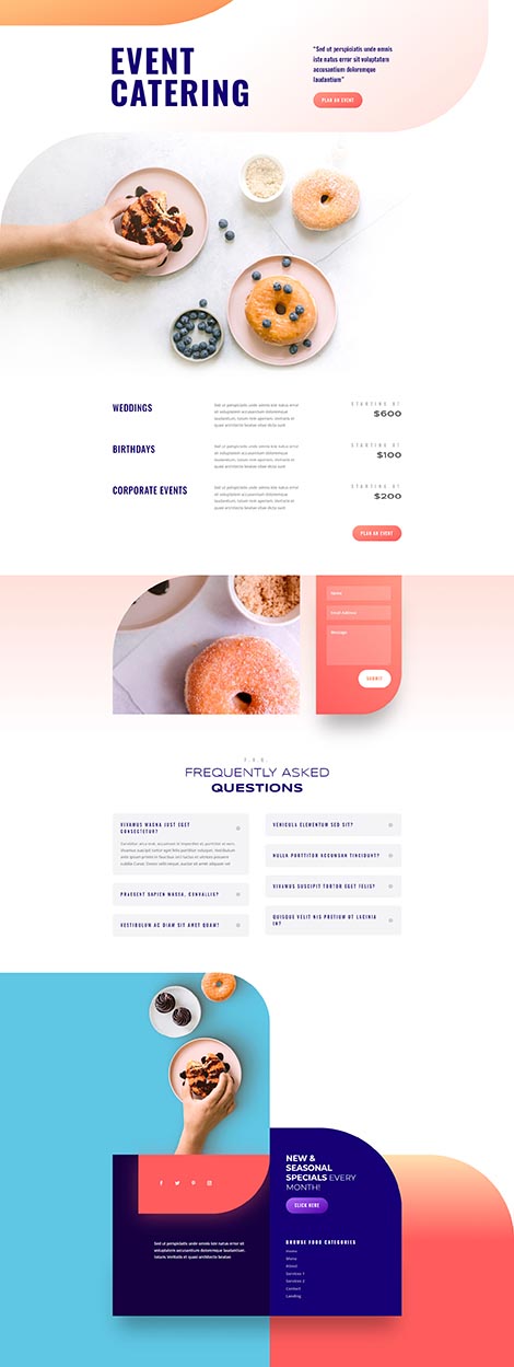 Donut Shop Services 2 Page