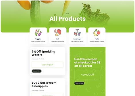 Grocery Delivery Shop