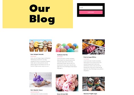 Ice Cream Shop Blog