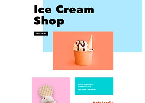 Ice Cream Shop Home