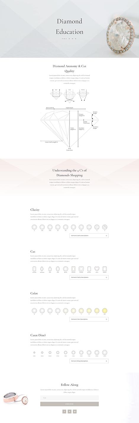 Jeweler Education Page