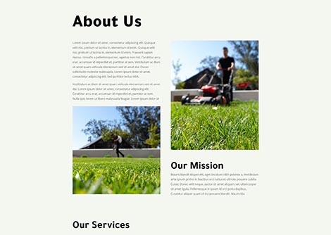 Landscape Maintenance About
