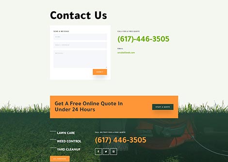 Landscape Maintenance Contact