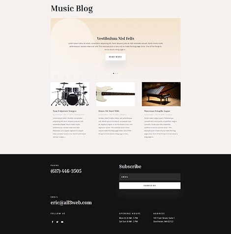 Music Teacher Blog Page