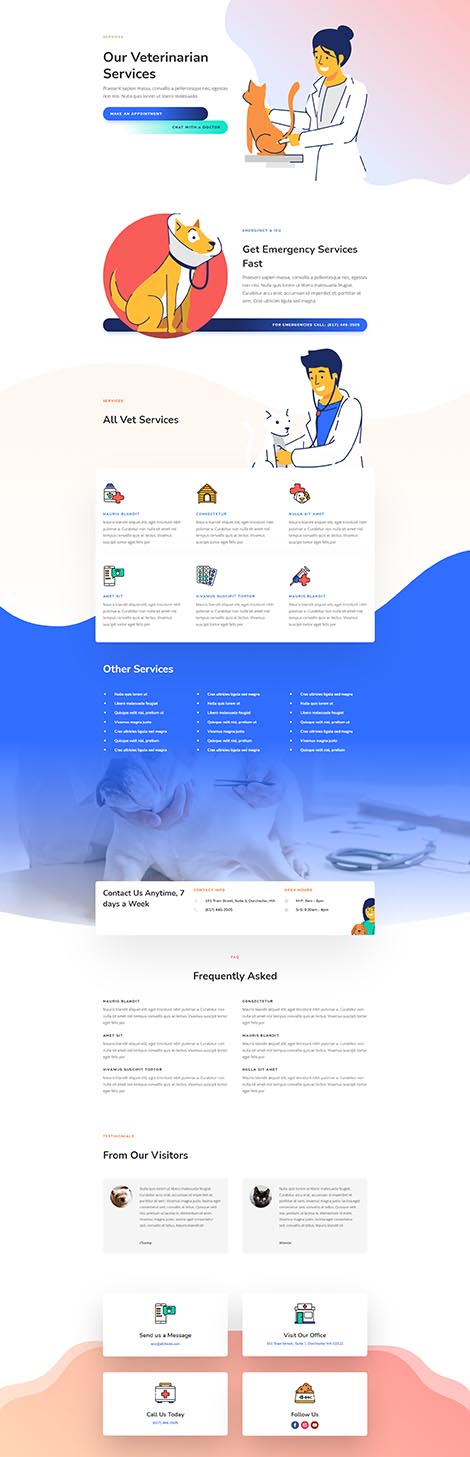 Veterinarian Services 1 Page